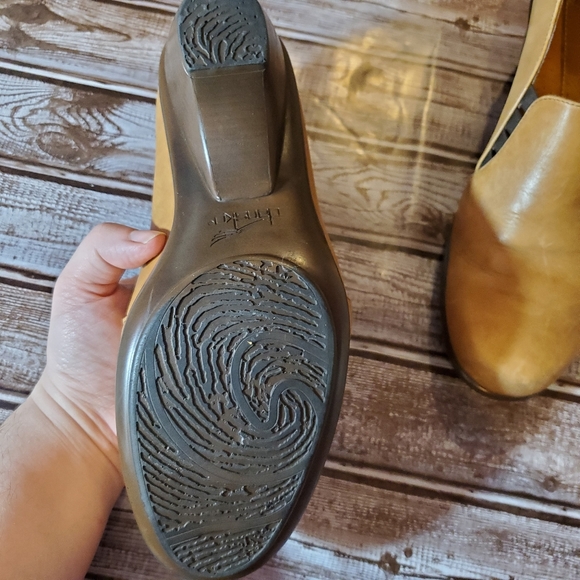 Dansko Raphael Tan Leather Booties EU 39 US 8.5-9 - Picture 5 of 11